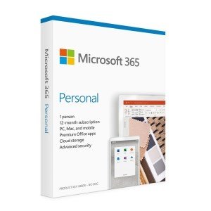Microsoft Office 365 Personal English 1 YR Subscription PC / MAC Medialess