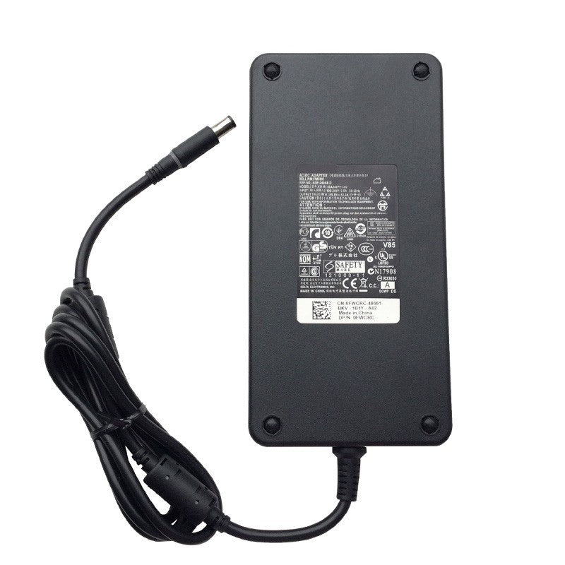 Dell 240W Notebook Power Adapter Charger 19.5V 12.3A (7.4x5.0mm) - Alienware M17X Dell M6XX
