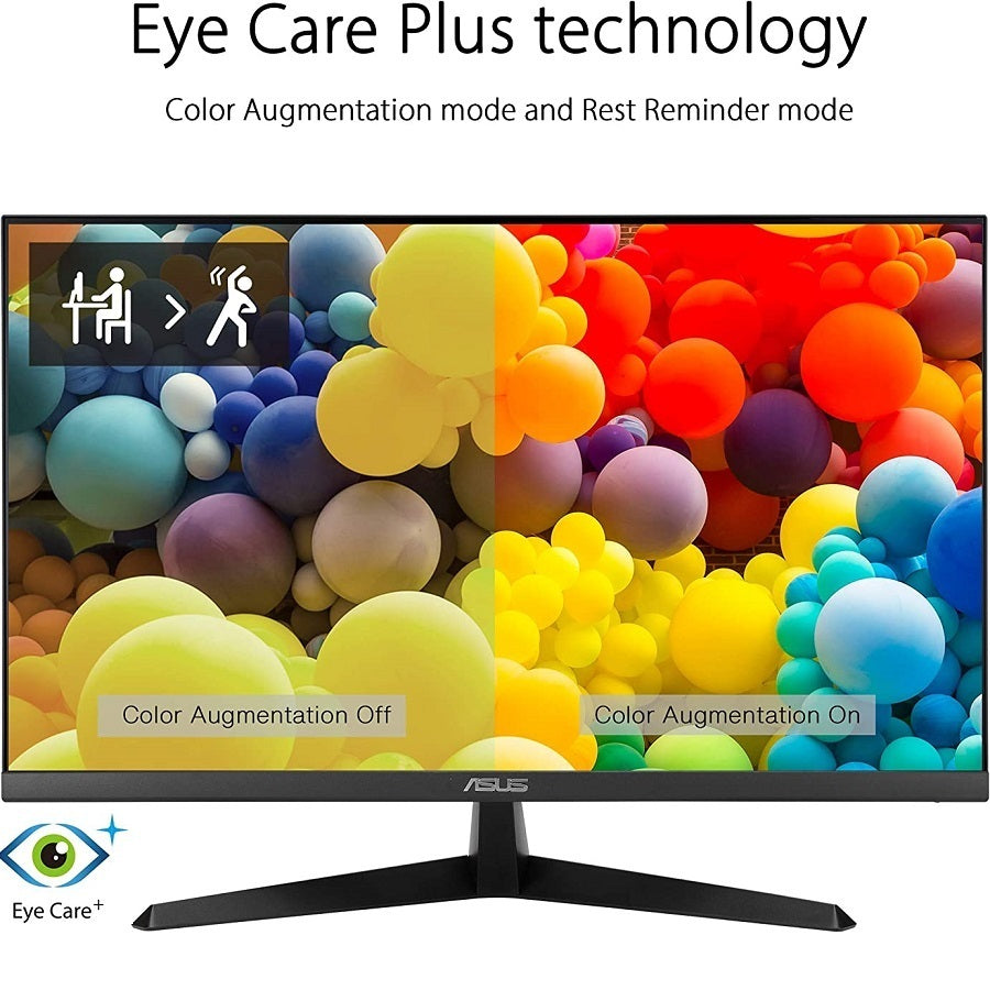 Asus 27-inch Monitor VY279 Eye Care 1920 x 1080p 75Hz 1ms IPS Panel FreeSync Bluelight Filter