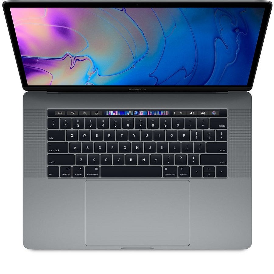 Apple MacBook Pro 15-Inch A1990 Touch Bar i7 8750H 6 Cores Up to 4.1Ghz 16GB 256GB NVMe 4GB AMD 555X VGA Space Grey