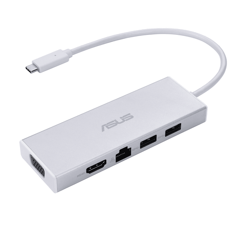ASUS USB-C DONGLE 9 2 X USB 3.0 PORT1 X VGA PORT1 X STANDARD HDMI PORT1 X 10/100/1000M LA