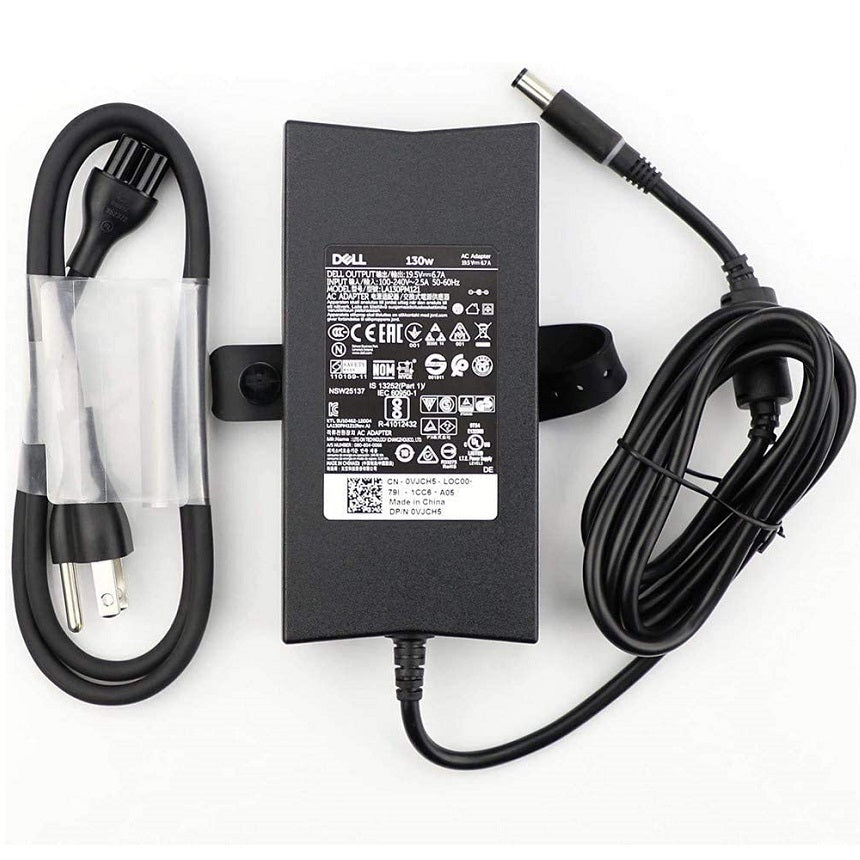 Dell 130W Adapter Charger + Free Cord for Latitude Models