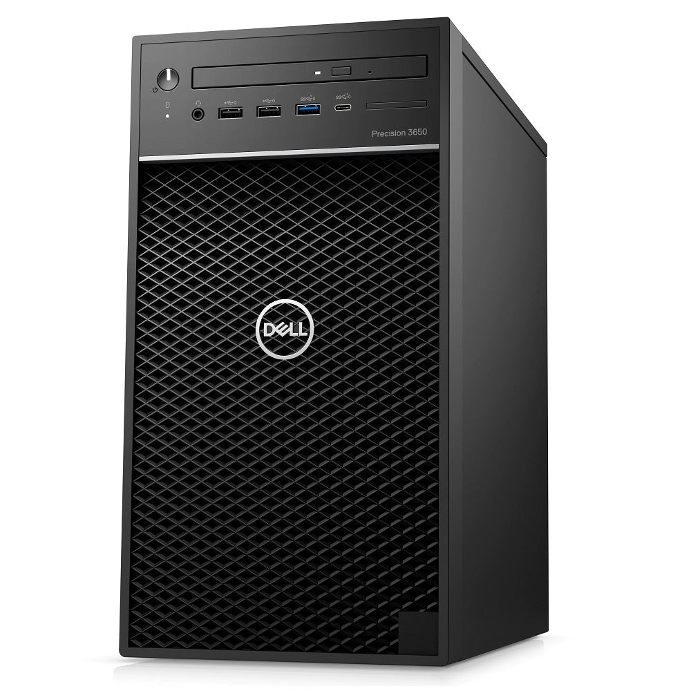 Brand New Dell Precision 3650 Tower Xeon W-1250 Up to 4.7Ghz 6 Core 16GB DDR4 512GB NVMe Quadro P2200 5GB W10 Pro - 1 Year Pro Support