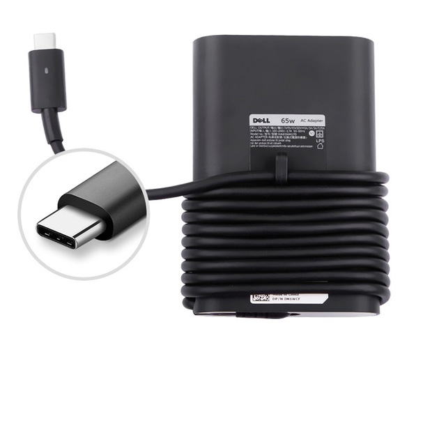 New Dell E5 65W Type-C AC Adapter with ANZ Power Cord