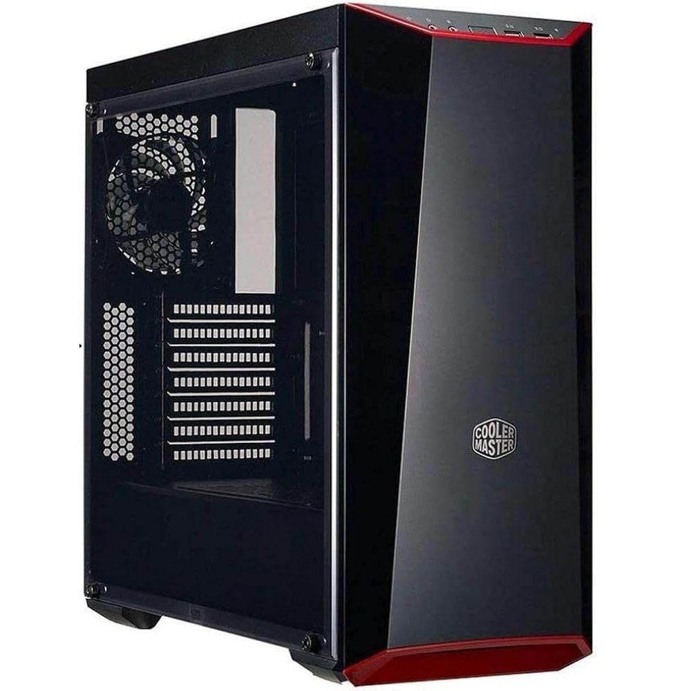 Gaming Tower Cooler Master i5 8400 6 Cores Up to 32GB DDR4 512GB NVMe GTX 1050 Ti W11