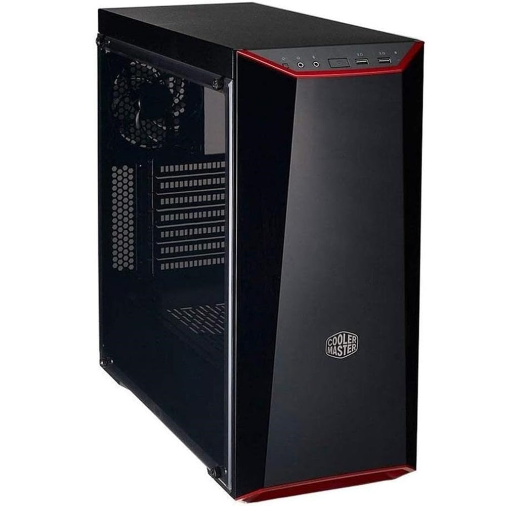 Gaming Tower Cooler Master i5 8400 6 Cores Up to 32GB DDR4 512GB NVMe GTX 1050 Ti W11