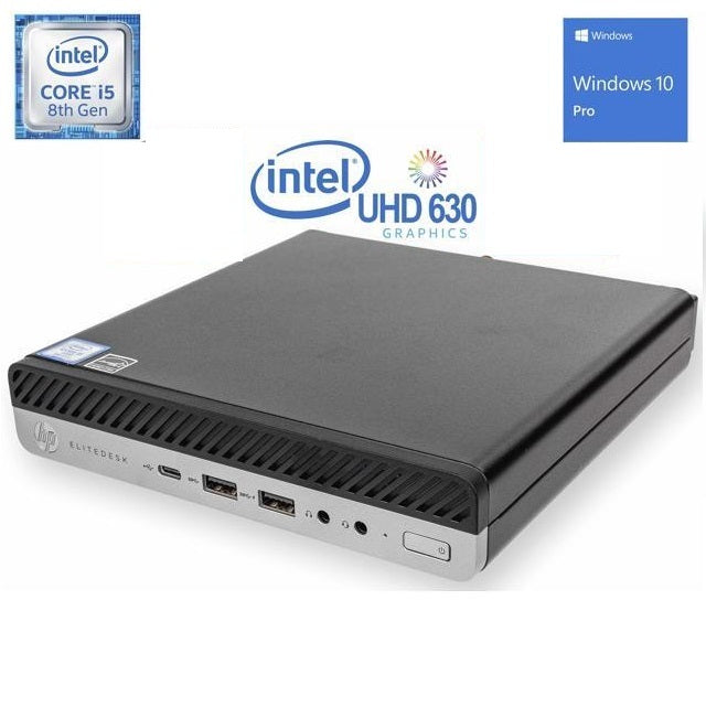 HP EliteDesk 800 G4 Desktop Mini i5 8500T 16GB 256GB NVMe W10 Pro