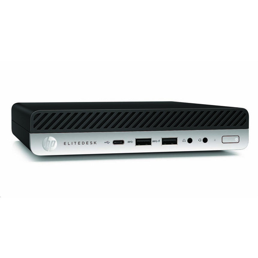 HP EliteDesk 800 G3 Desktop Mini PC i5 7500T Up to 3.3GHz 8GB 256GB WiFi Bluetooth W10 Pro