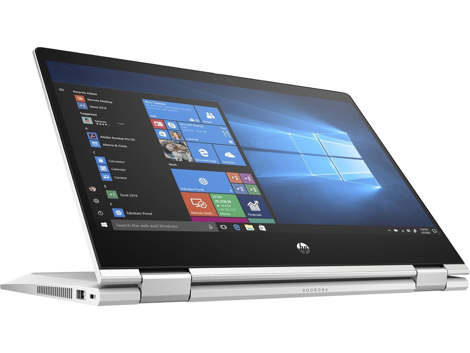 HP ProBook x360 435 G7 Ryzen 5 4500u 6 Cores Up to 4.0 Ghz 16GB DDR4 256GB NVMe 13.3-Inch FHD Touch Screen W11 Pro