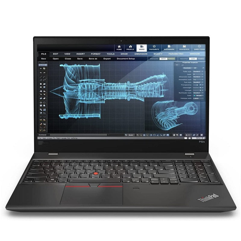 Lenovo Thinkpad P52s i7 8650u Up to 4.2Ghz Quad Core 32GB DDR4 256GB NVMe NVIDIA P500 2GB W11 Pro 15.6